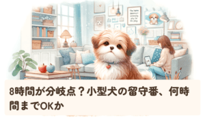 8時間が分岐点?小型犬の留守番、何時間までOKか