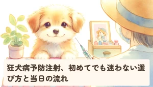 狂犬病予防注射、初めてでも迷わない選び方と当日の流れ