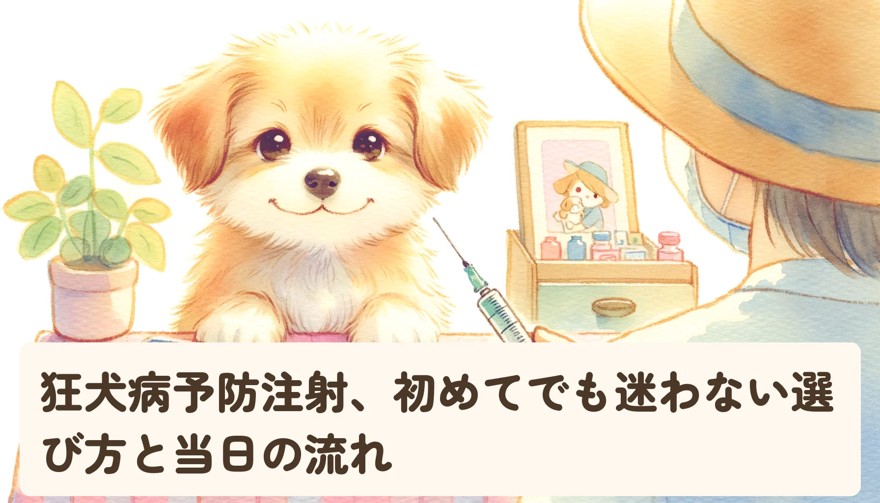 狂犬病予防注射、初めてでも迷わない選び方と当日の流れ