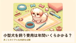 小型犬を飼う費用は年間いくらかかる？｜月ごとのリアルな内訳を公開