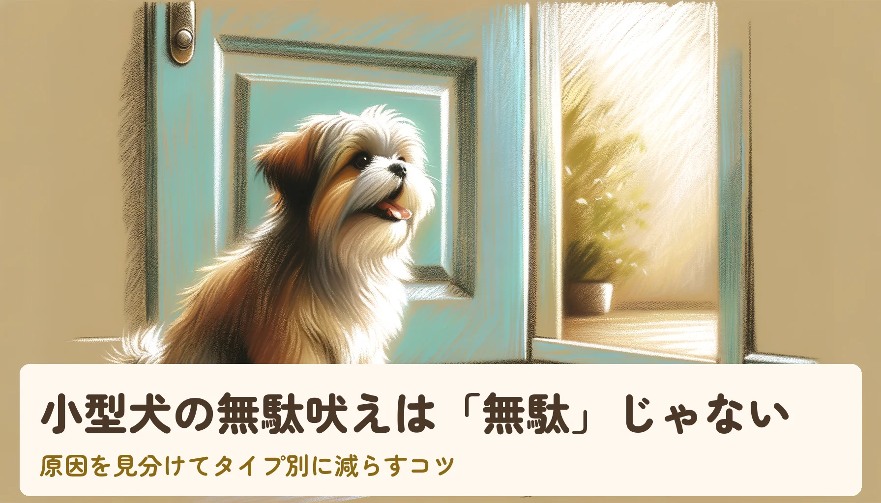 小型犬の無駄吠えは「無駄」じゃない｜原因を見分けてタイプ別に減らすコツ