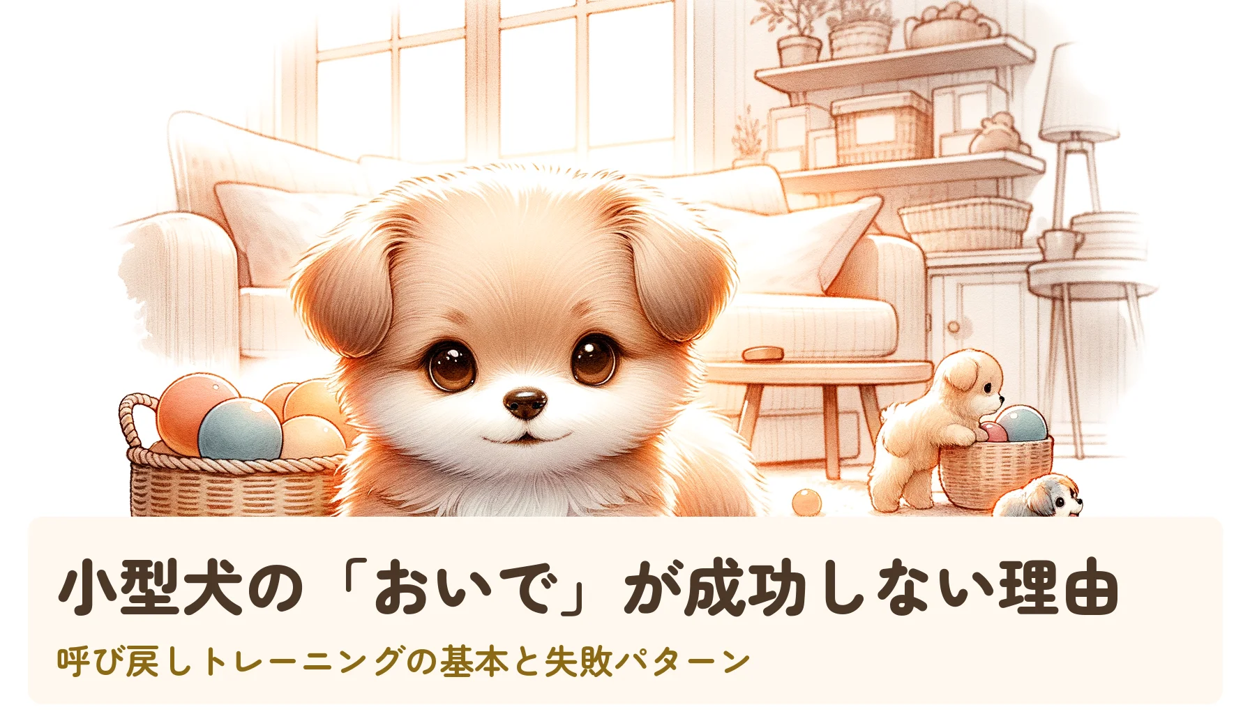 小型犬の「おいで」が成功しない理由|呼び戻しトレーニングの基本と失敗パターン