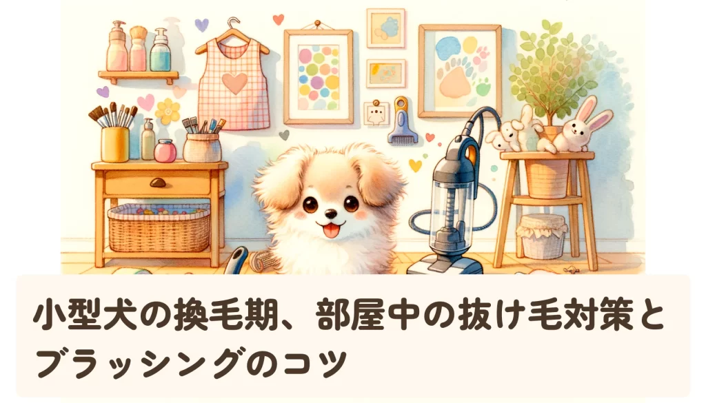 小型犬の換毛期、部屋中の抜け毛対策とブラッシングのコツ