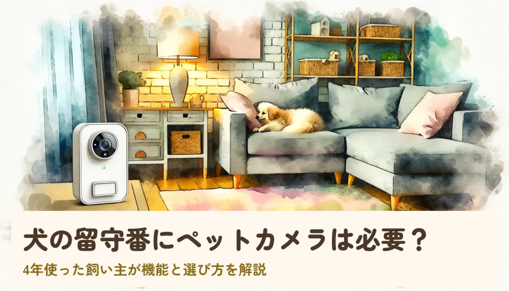 犬の留守番にペットカメラは必要？